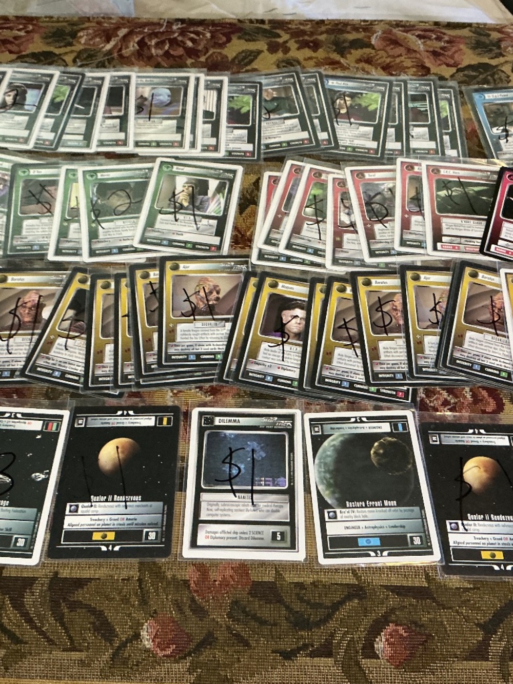 55 Star Trek the next generation 1994 and 1995 cards